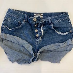 One teaspoon dark blue shorts